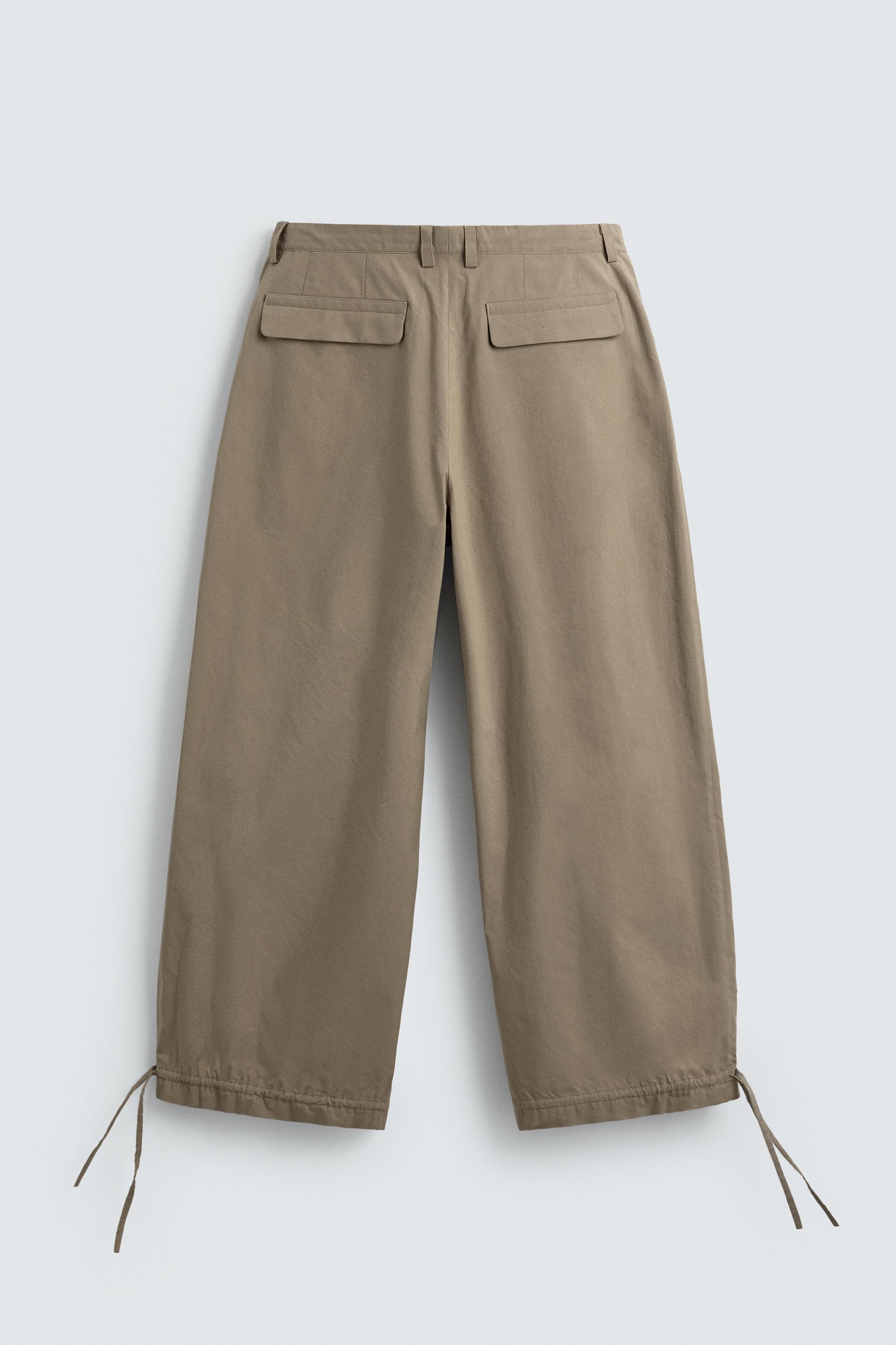 BALLOON FIT PLEATED PANTS